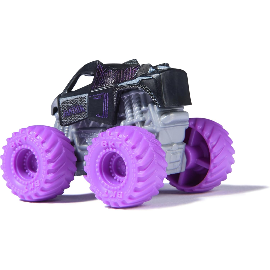 Monster Jam Marvel Mini Jams Thor Black Panther Iron Man Set
