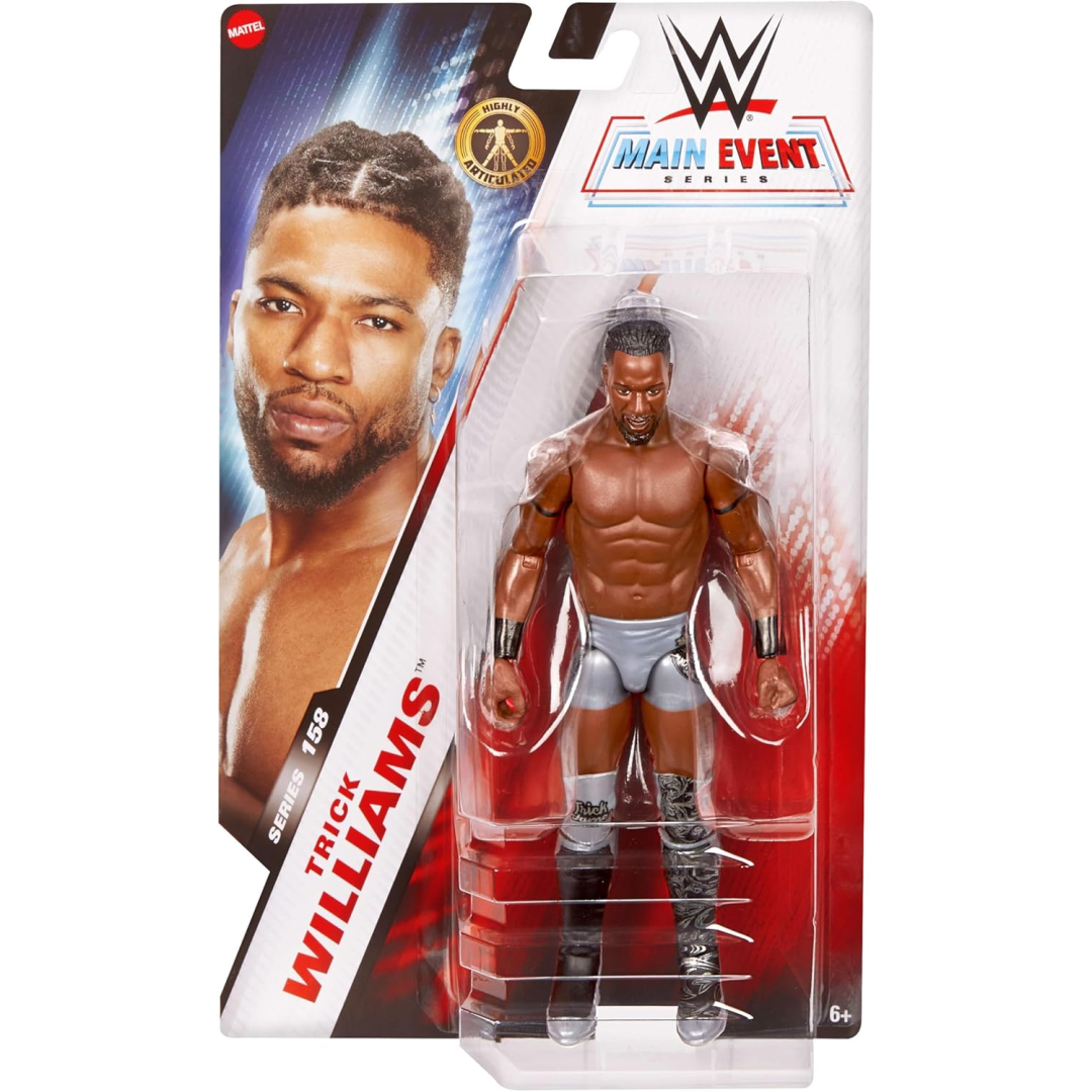 WWE Trick Williams Action Figure Silver Outfit