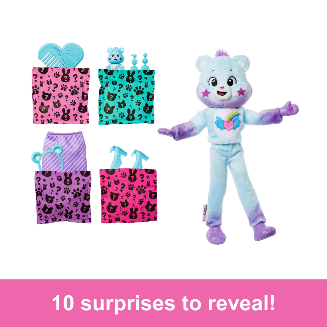 Barbie Cutie Reveal Care Bears JFV61 DREAM BRIGHT BEAR Series 2 (JFV59)