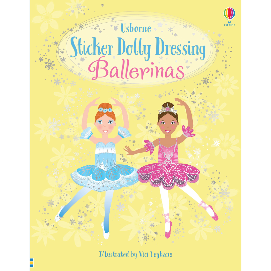 Usborne Sticker Dolly Dressing Ballerinas Book