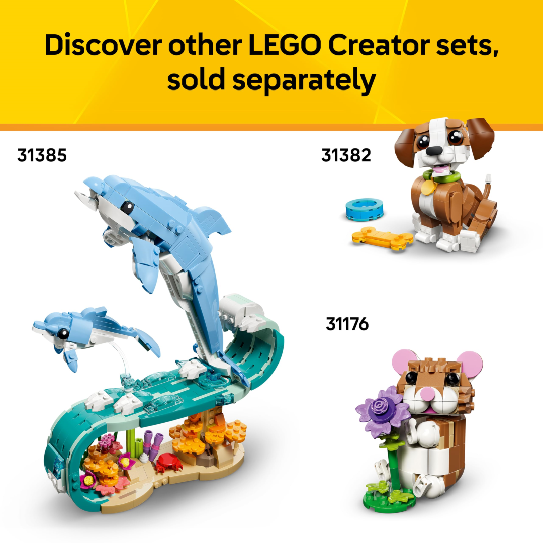 Lego Creator 31377 Turtle with a Water Lily Flower 3 in 1