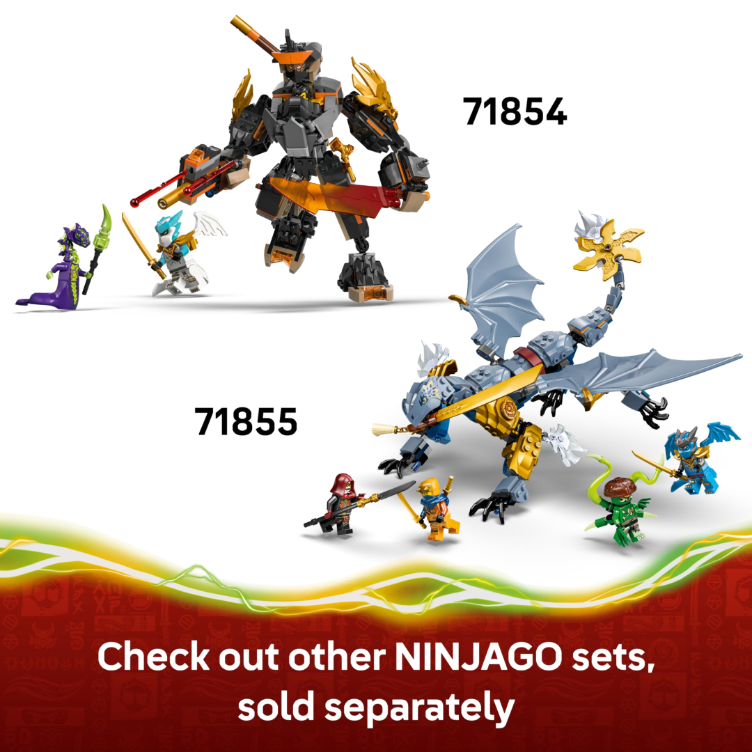 Lego Ninjago 71854 Cole's Mission Mech & Dragon Zane