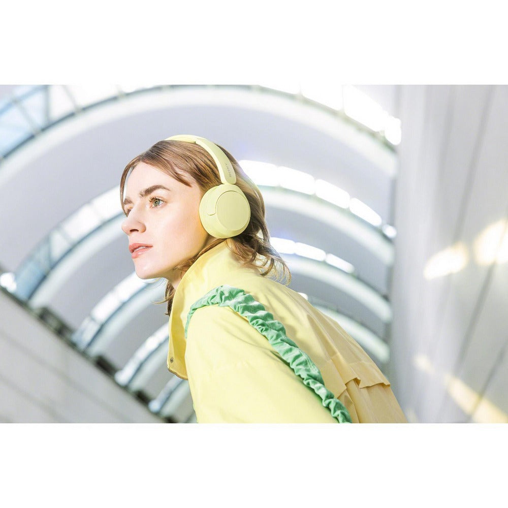 Sony WHCH520YCE7 Wireless Bluetooth On Ear Headphones Yellow