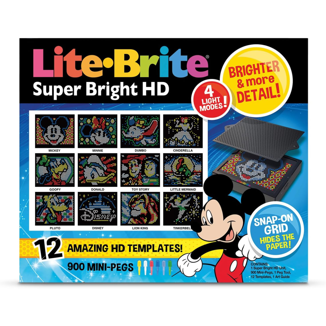 Lite-Brite Super Bright HD Disney 100th Anniversary Edition