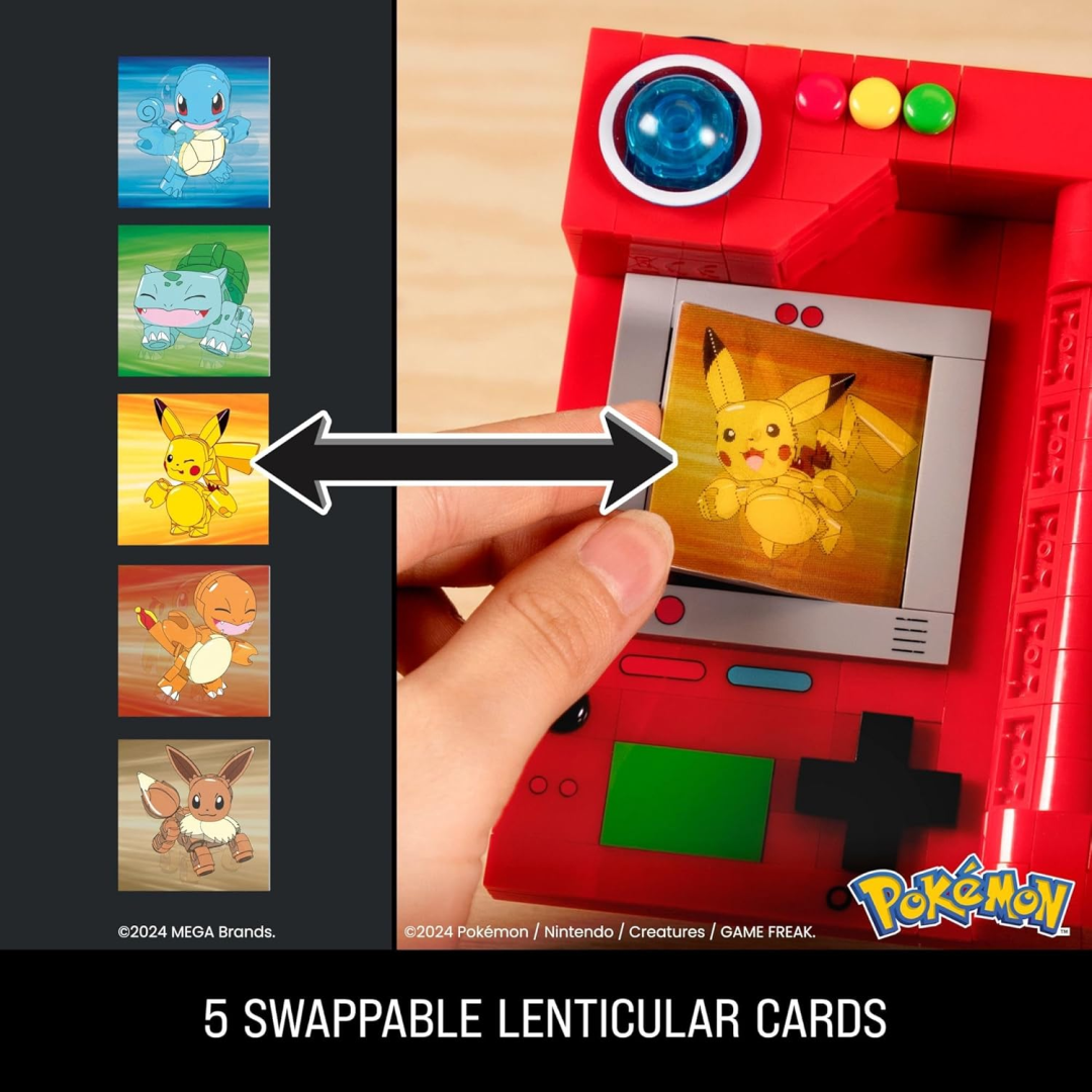 Mega Pokémon Kanto Region Pokédex Collector Building Set