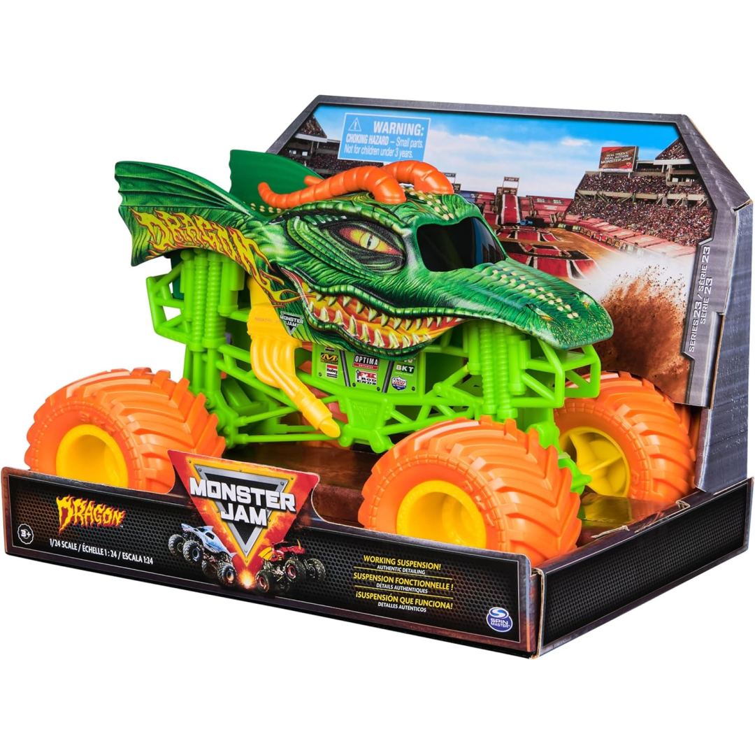 Monster Jam Dragon Monster Truck Die-Cast 1:24 Scale