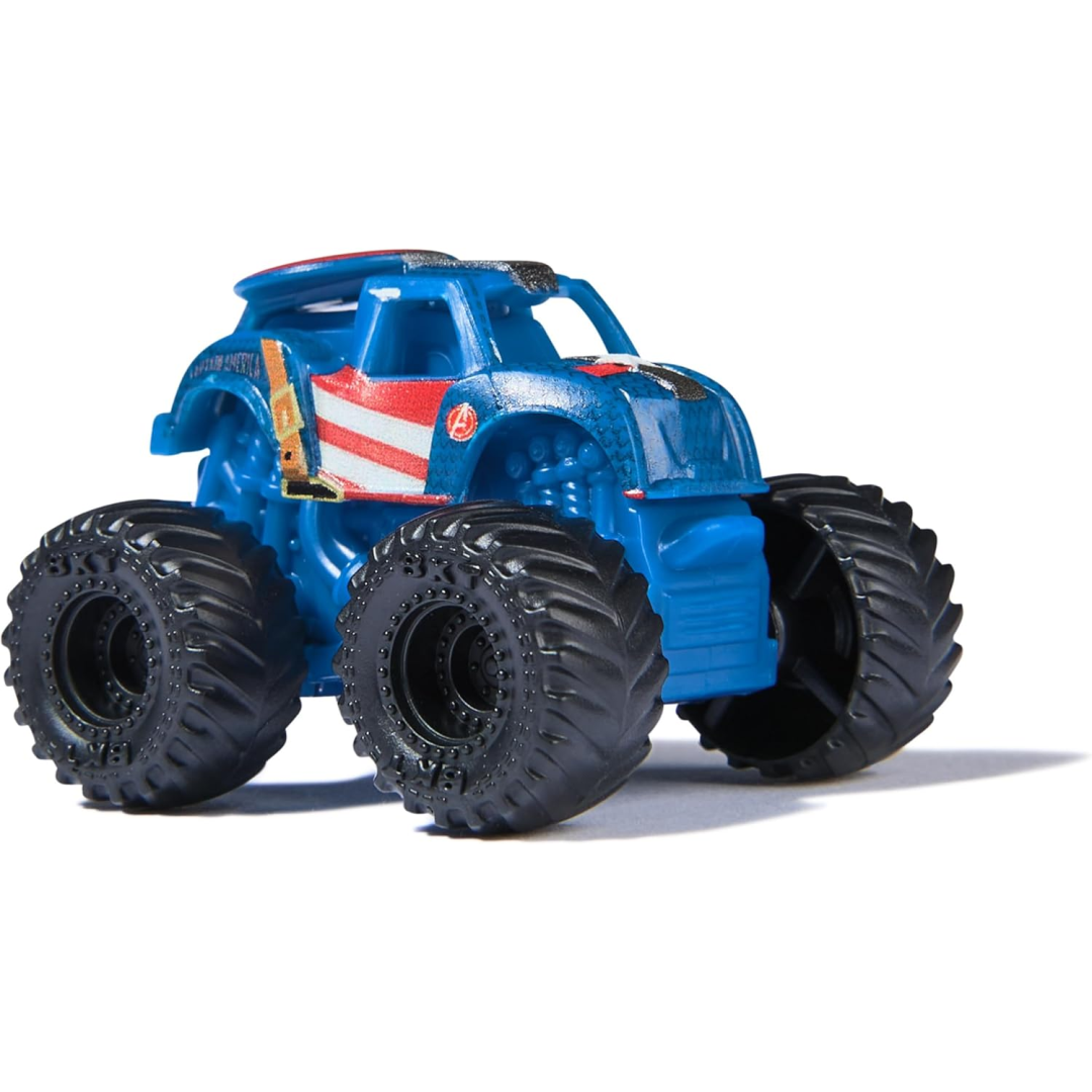 Monster Jam Marvel Mini Jams Iron Man Venom Spider-Man Set