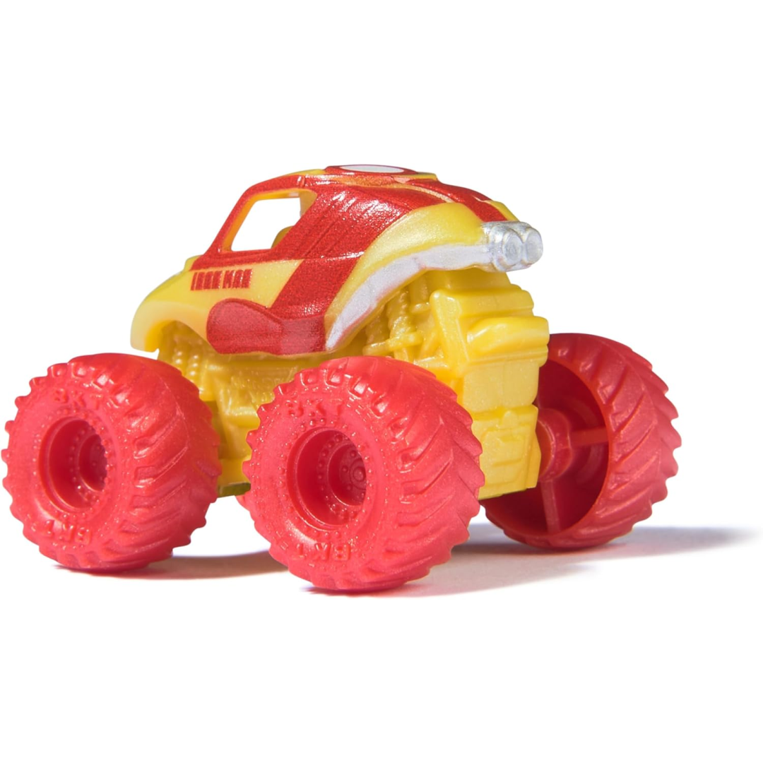 Monster Jam Marvel Mini Jams Thor Black Panther Iron Man Set