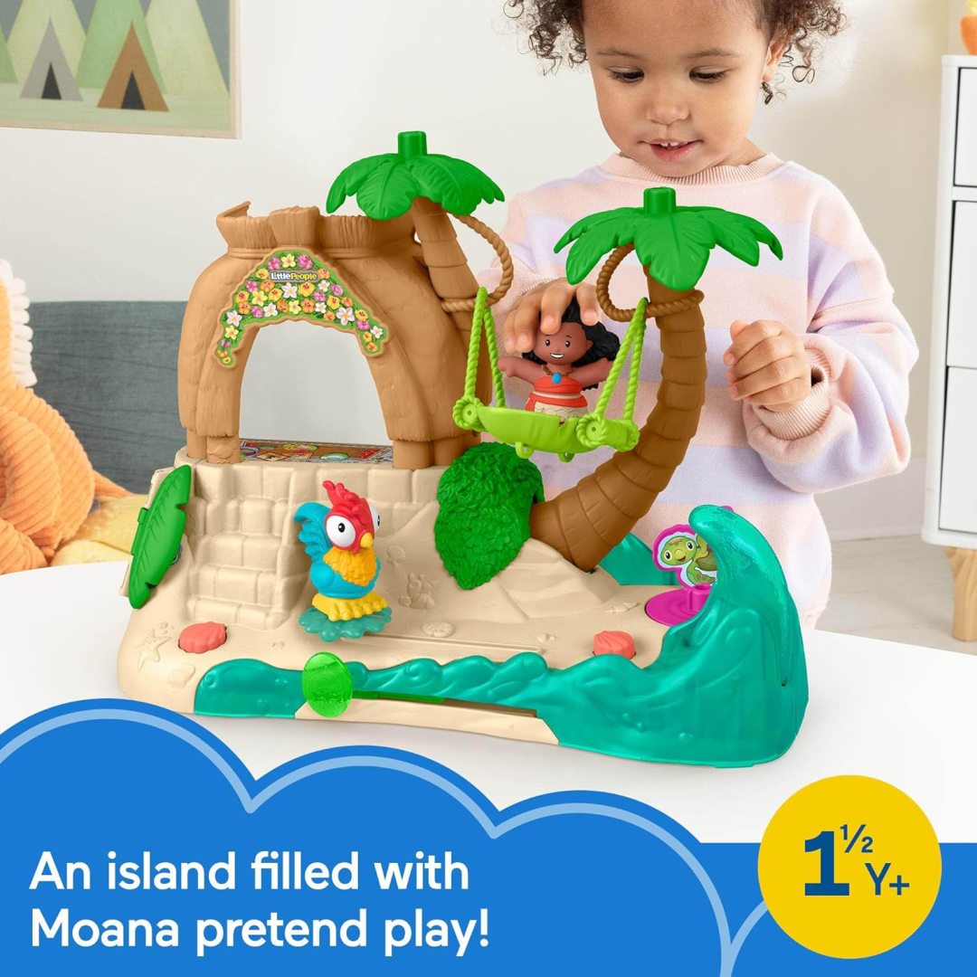 Fisher-Price Disney Princess Moana Adventure Village Little People Playset