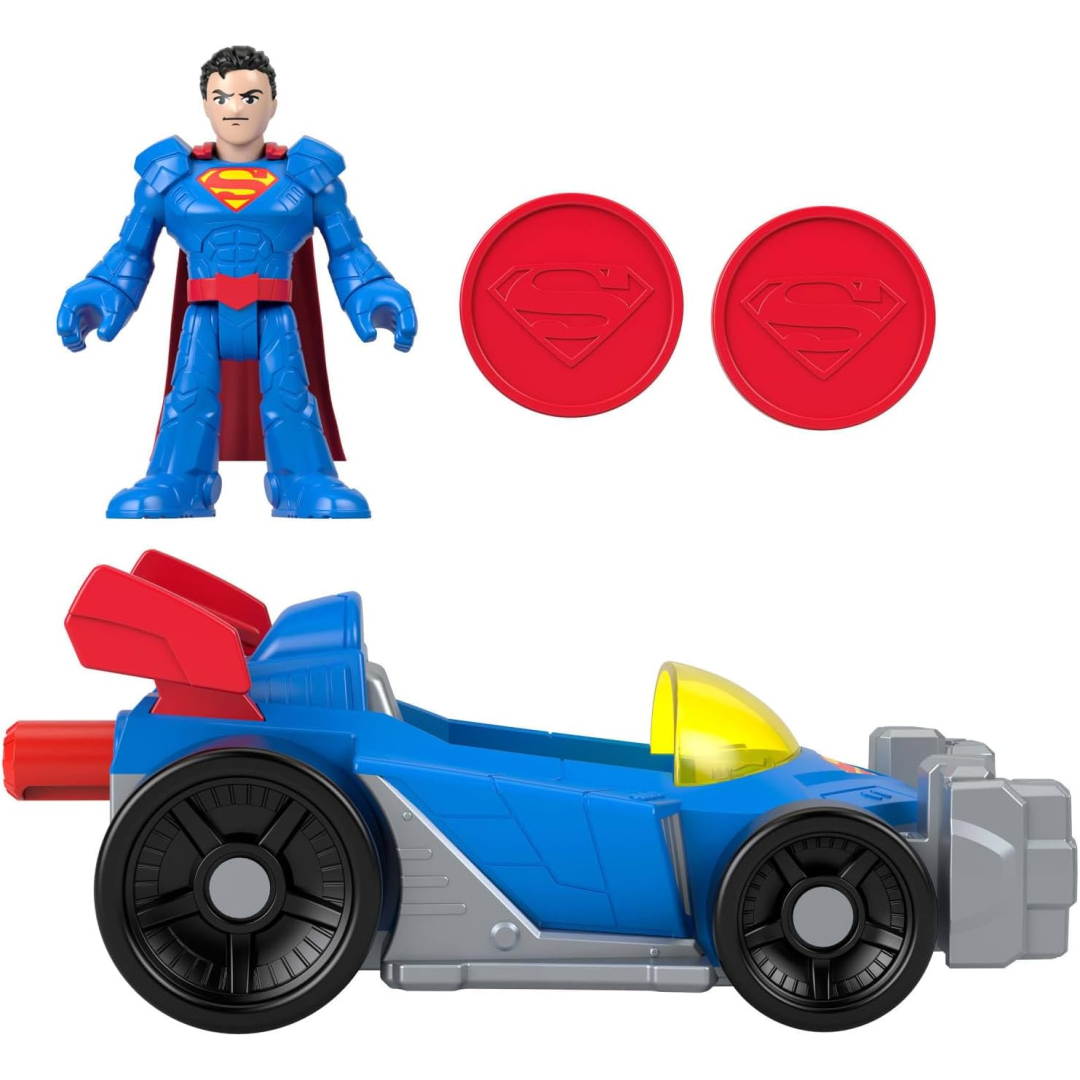 Imaginext DC Super Friends Supermobile Vehicle DC Metal Force