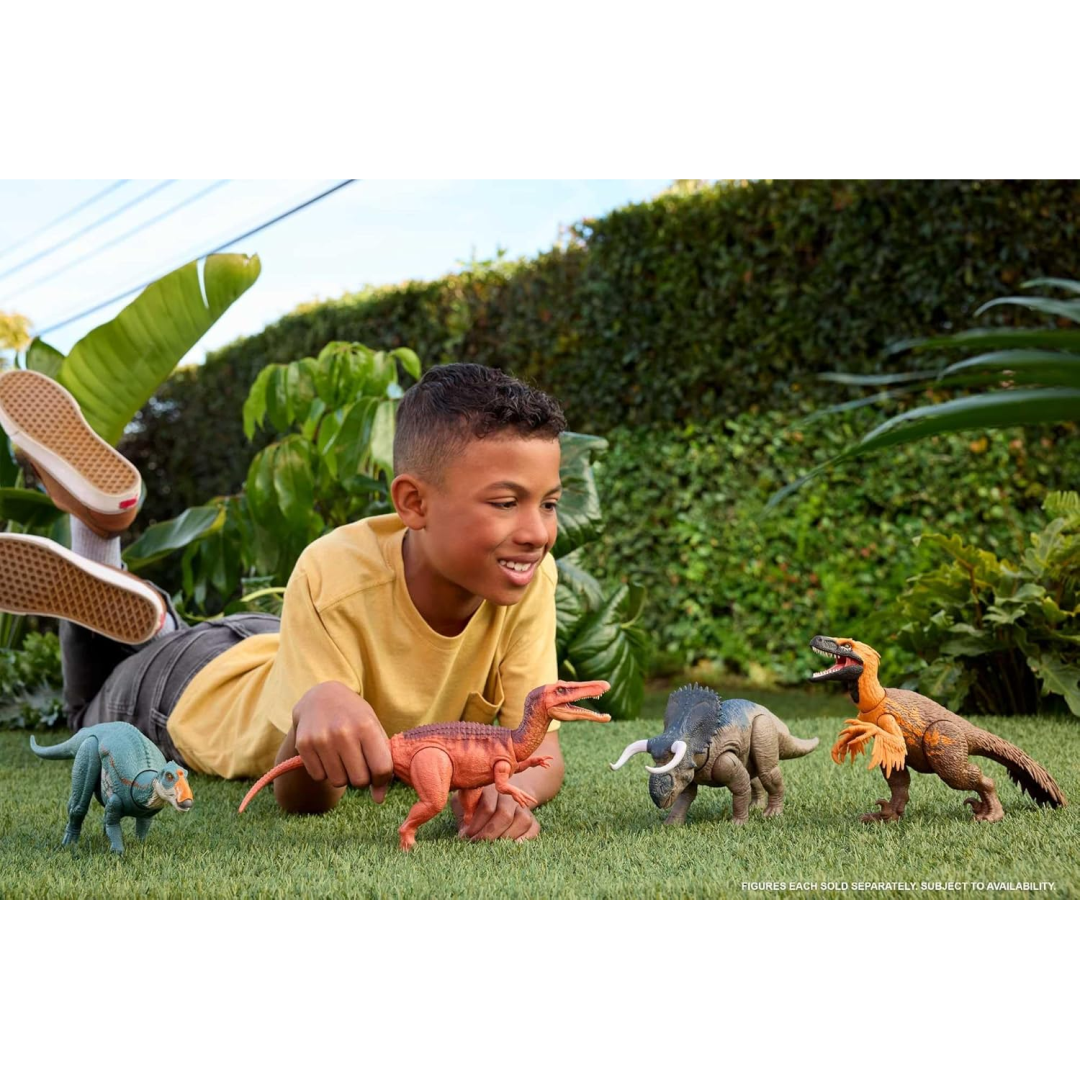Jurassic World Rebirth Wild Roar Abelisaurus Dinosaur Figure