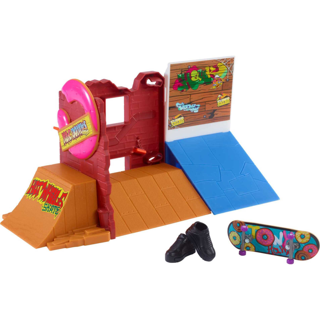 Hot Wheels Skate Donut Skatepark Set