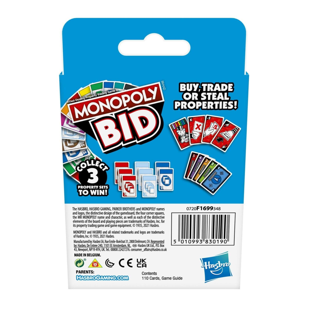 Monopoly BID Card Game