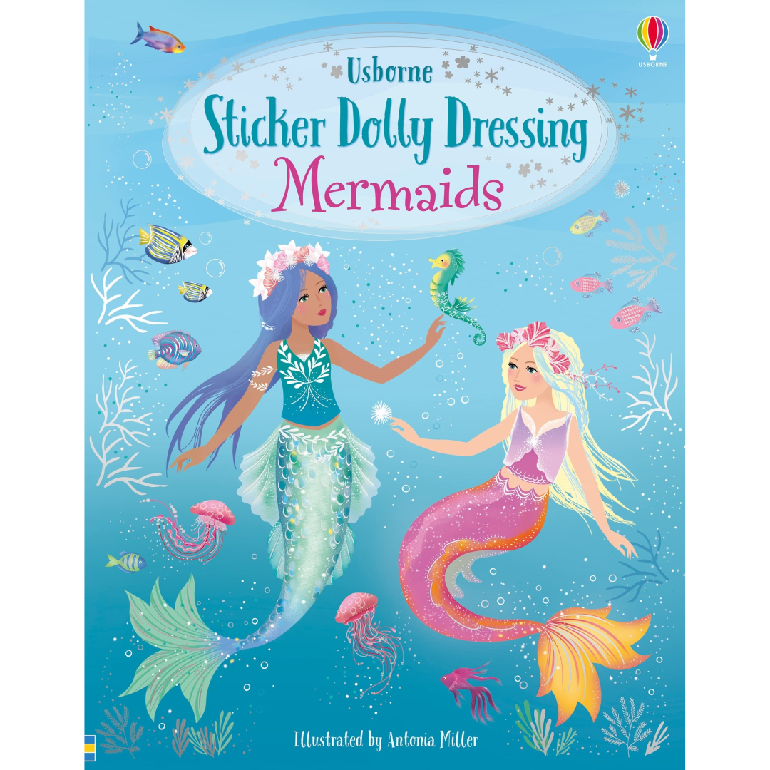 Usborne Sticker Dolly Dressing Mermaids Book