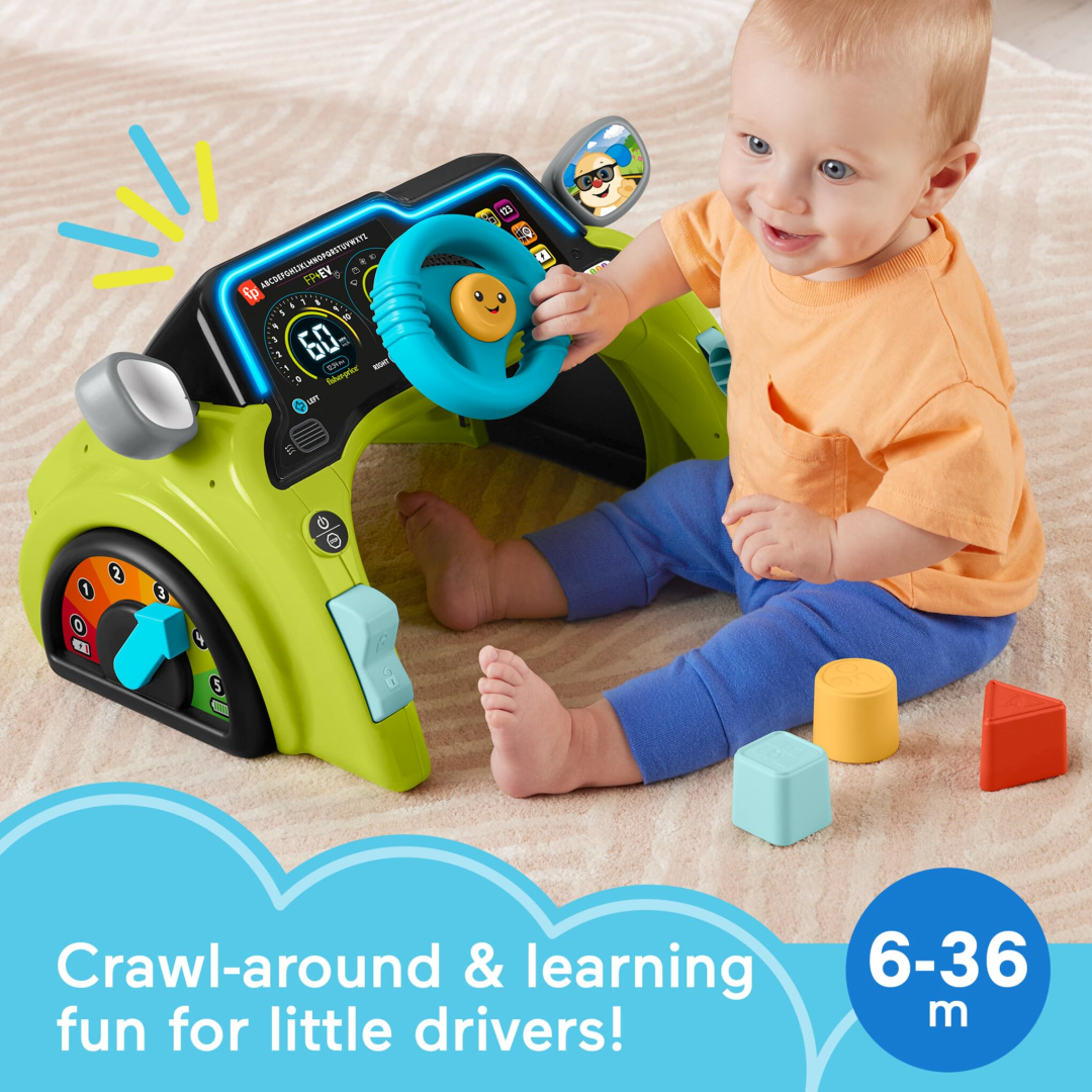 Fisher Price Laugh & Learn - Sit & Steer Driver (Multi-Language)
