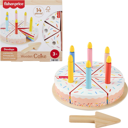 Fisher Price Wooden Cake Activity Set