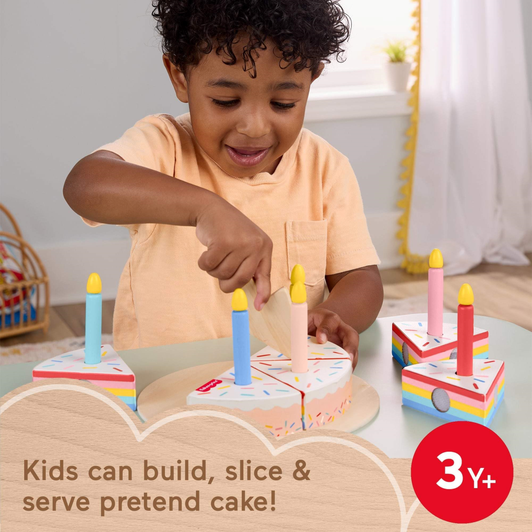 Fisher Price Wooden Cake Activity Set