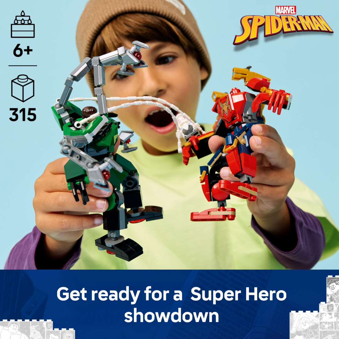 Lego Marvel 76338 Mech Battle Spider-Man vs Doc Ock