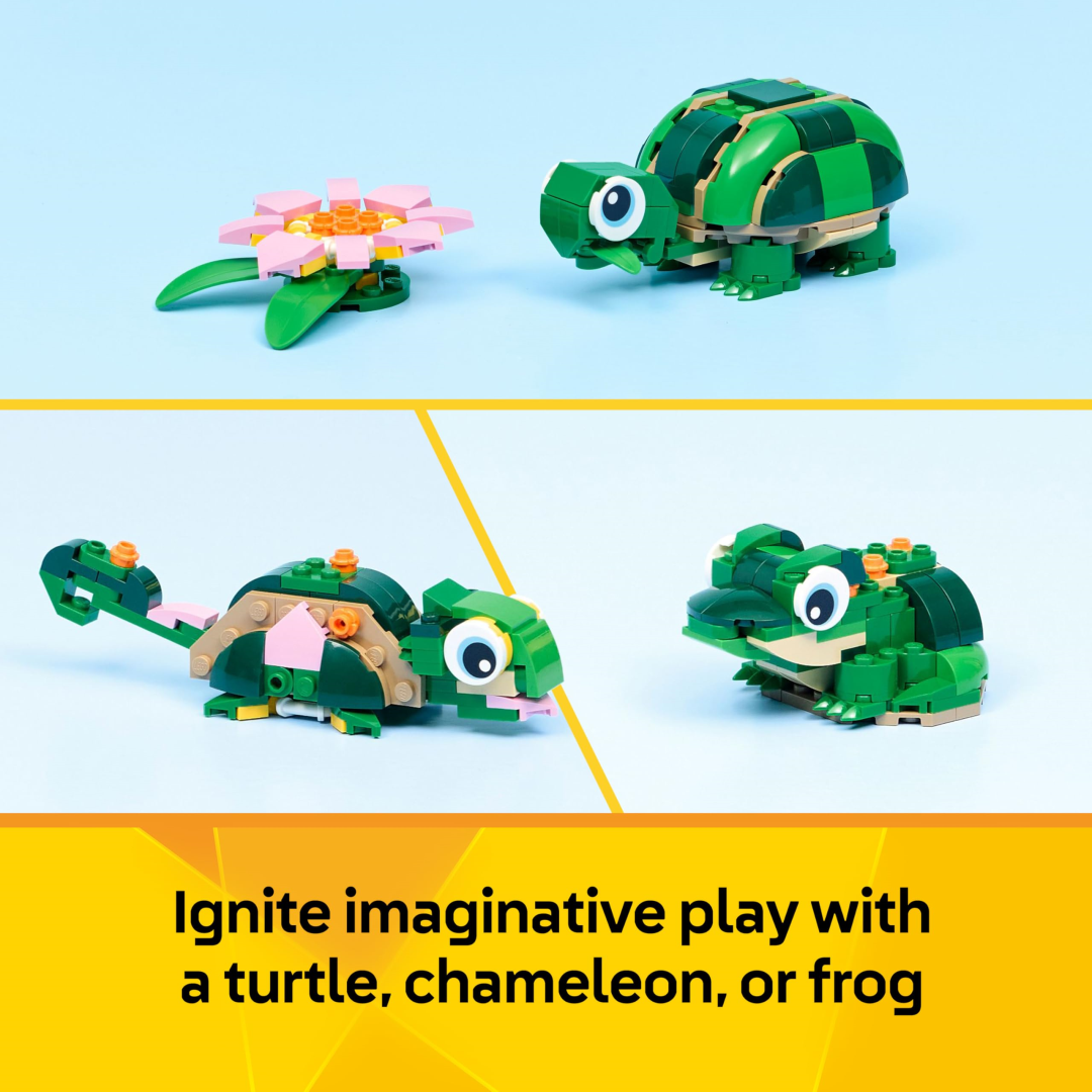 Lego Creator 31377 Turtle with a Water Lily Flower 3 in 1