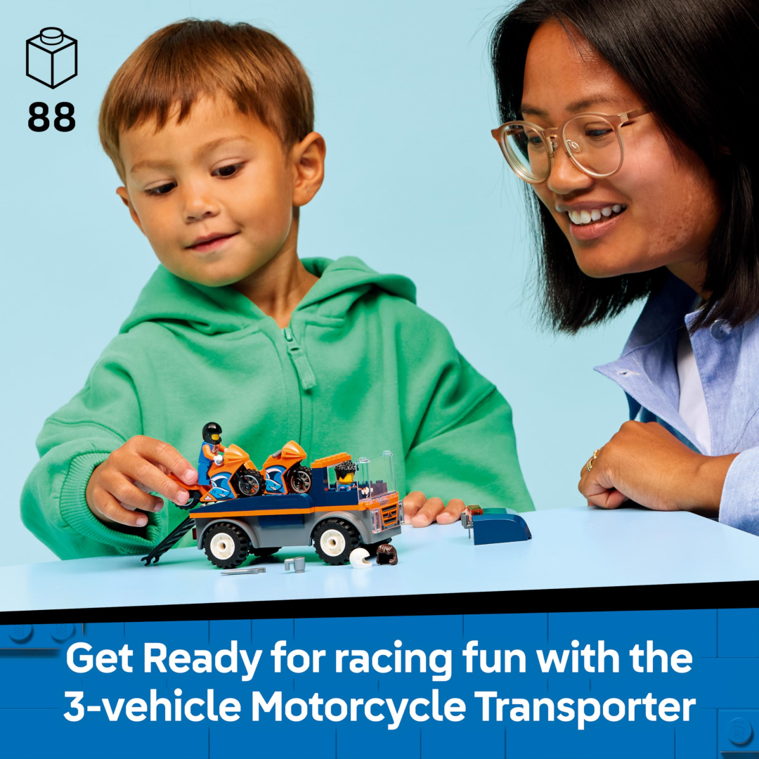 Lego City 60491 Motorcycle Transporter