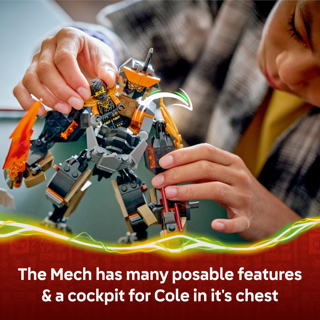 Lego Ninjago 71854 Cole's Mission Mech & Dragon Zane