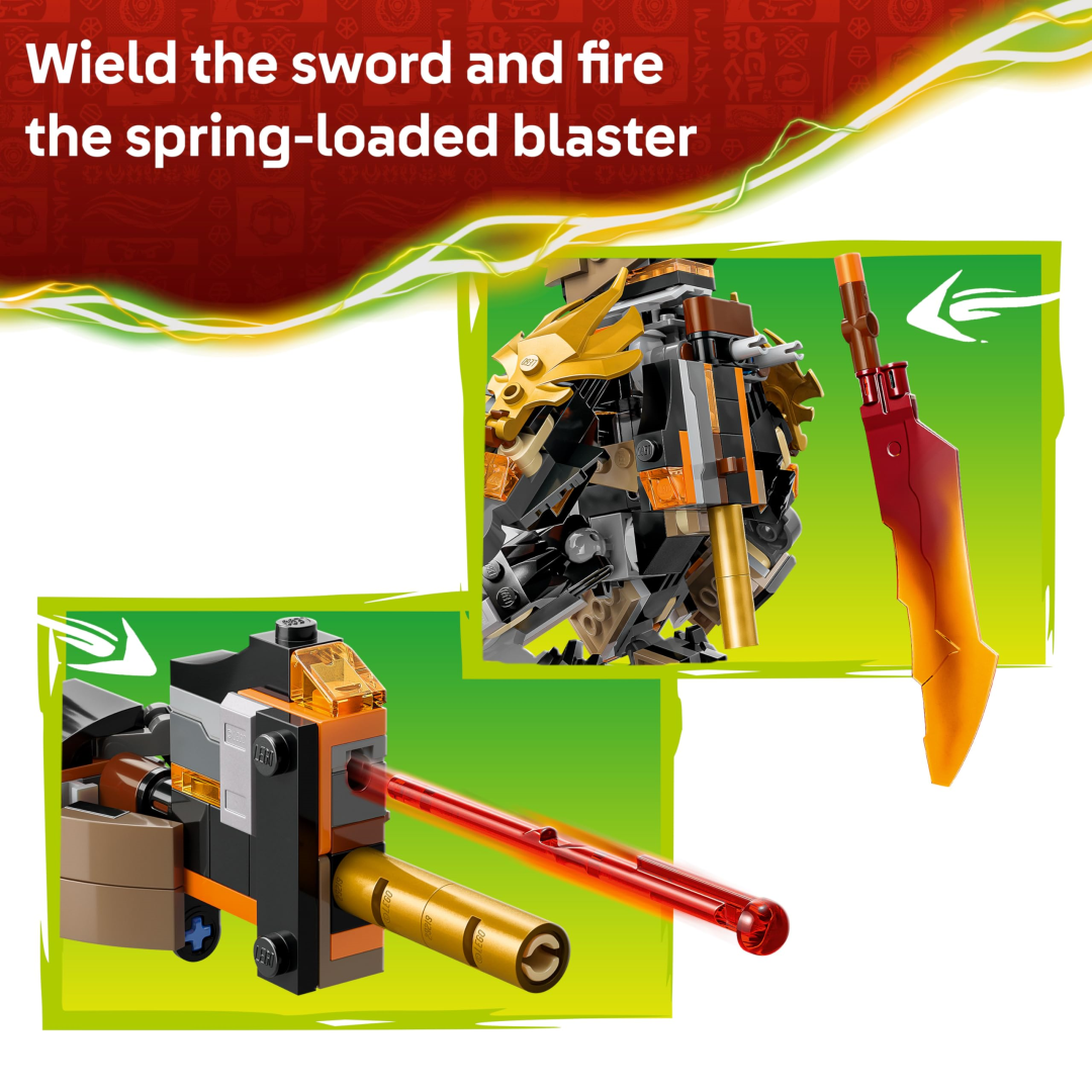 Lego Ninjago 71854 Cole's Mission Mech & Dragon Zane