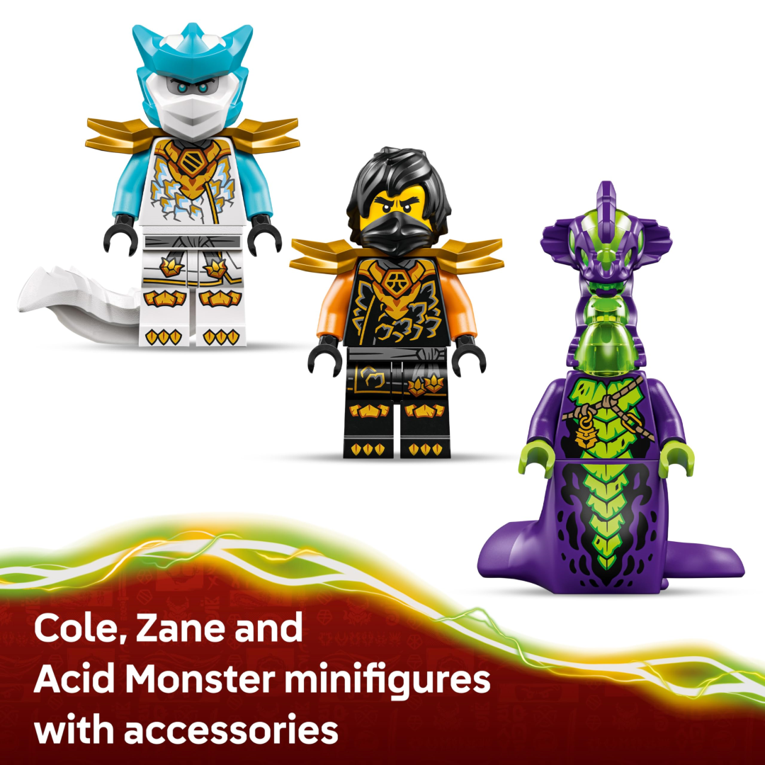 Lego Ninjago 71854 Cole's Mission Mech & Dragon Zane