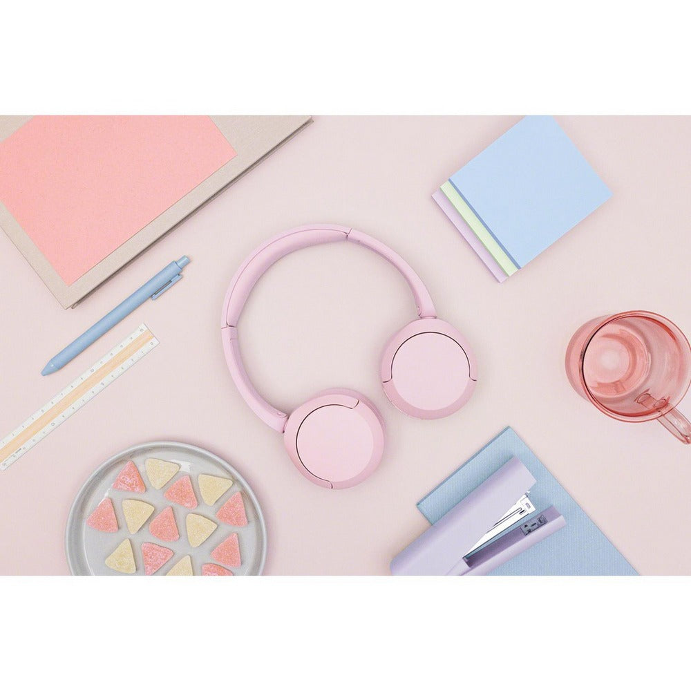 Sony WHCH520PCE7 Wireless Bluetooth Over Ear Headphones Pink